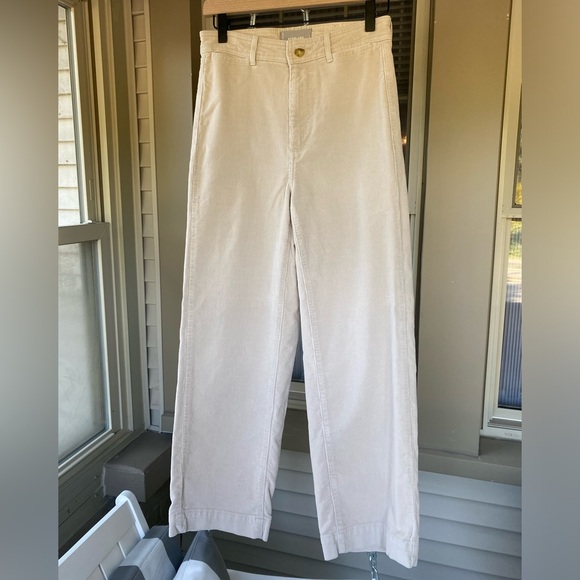 Everlane, Corduroy, Wide Leg Pant in Sandstone! - Picture 4 of 10